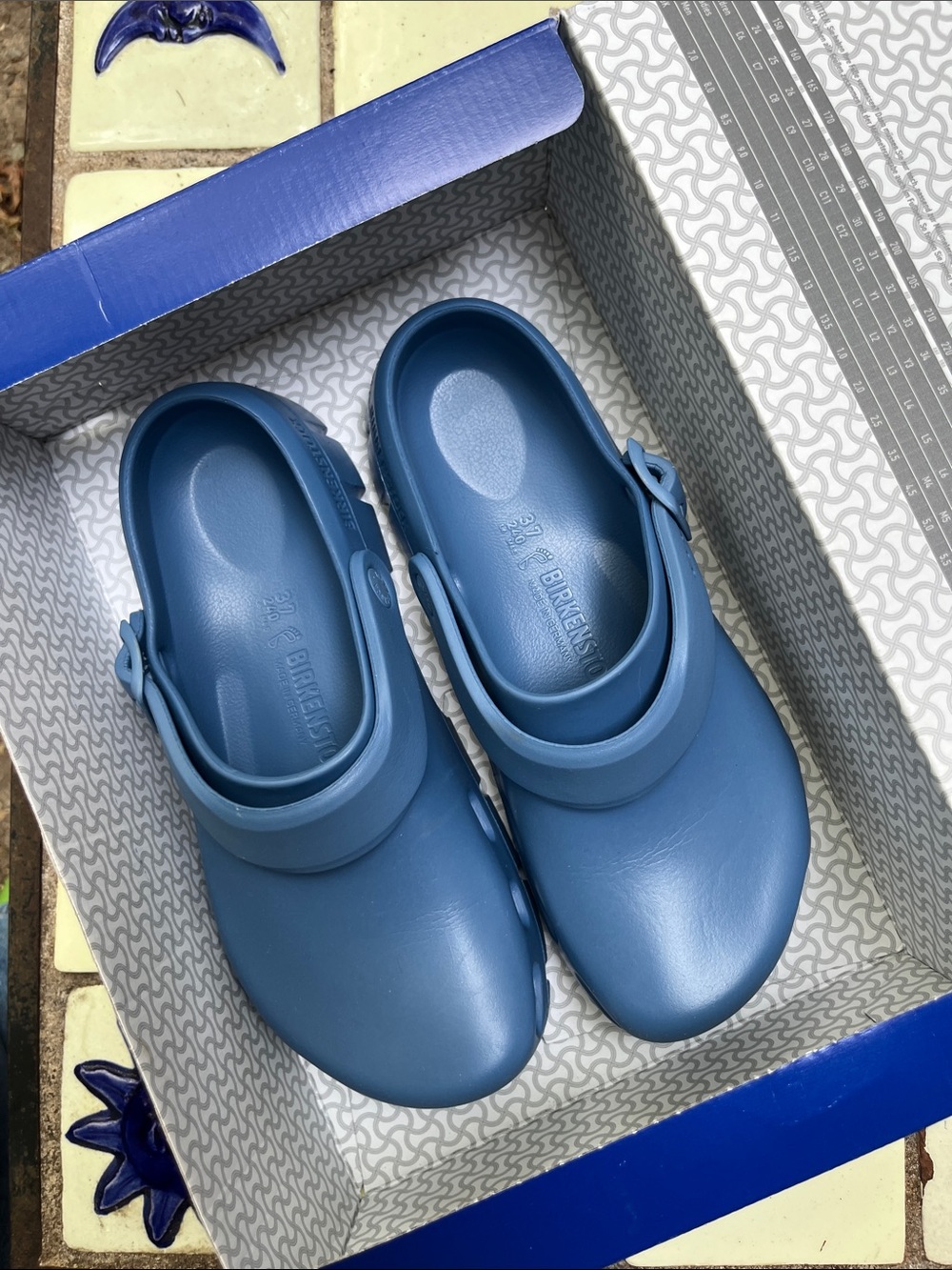 Birkenstock Women's Blue EVA Clogs Mule - Slip-On Comfort